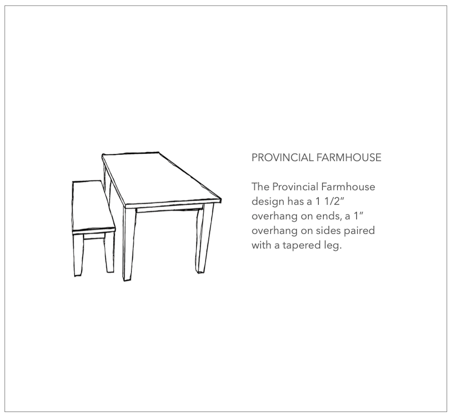 Provincial Farmhouse Kitchen Island