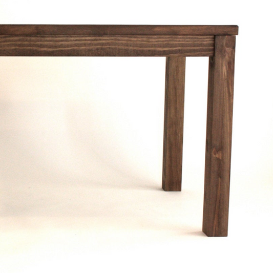 Rustic Kitchen island, Counter-Height Wood Table, Handmade, Parsons Style