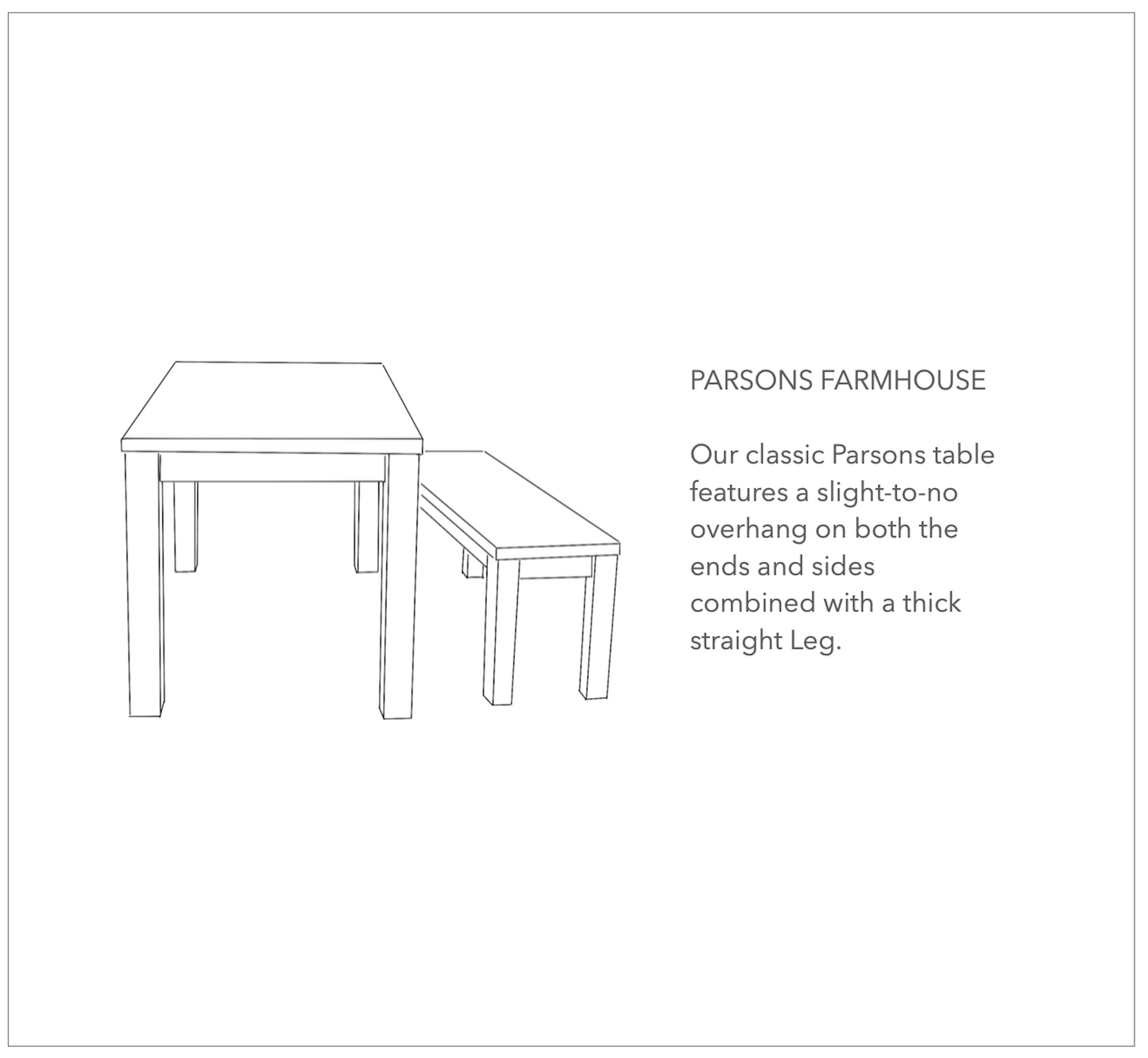 Parsons Work Table