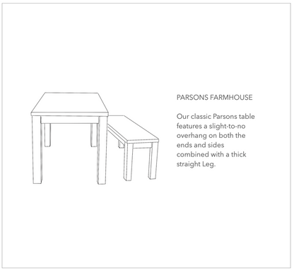 Parsons Kitchen Island Table