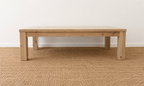 Reclaimed Wood Parsons Coffee Table