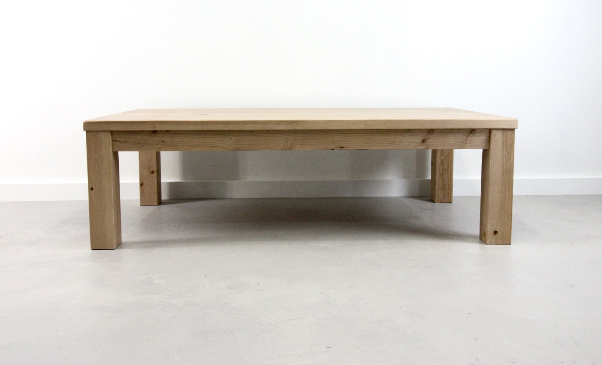 Reclaimed Wood Parsons Coffee Table