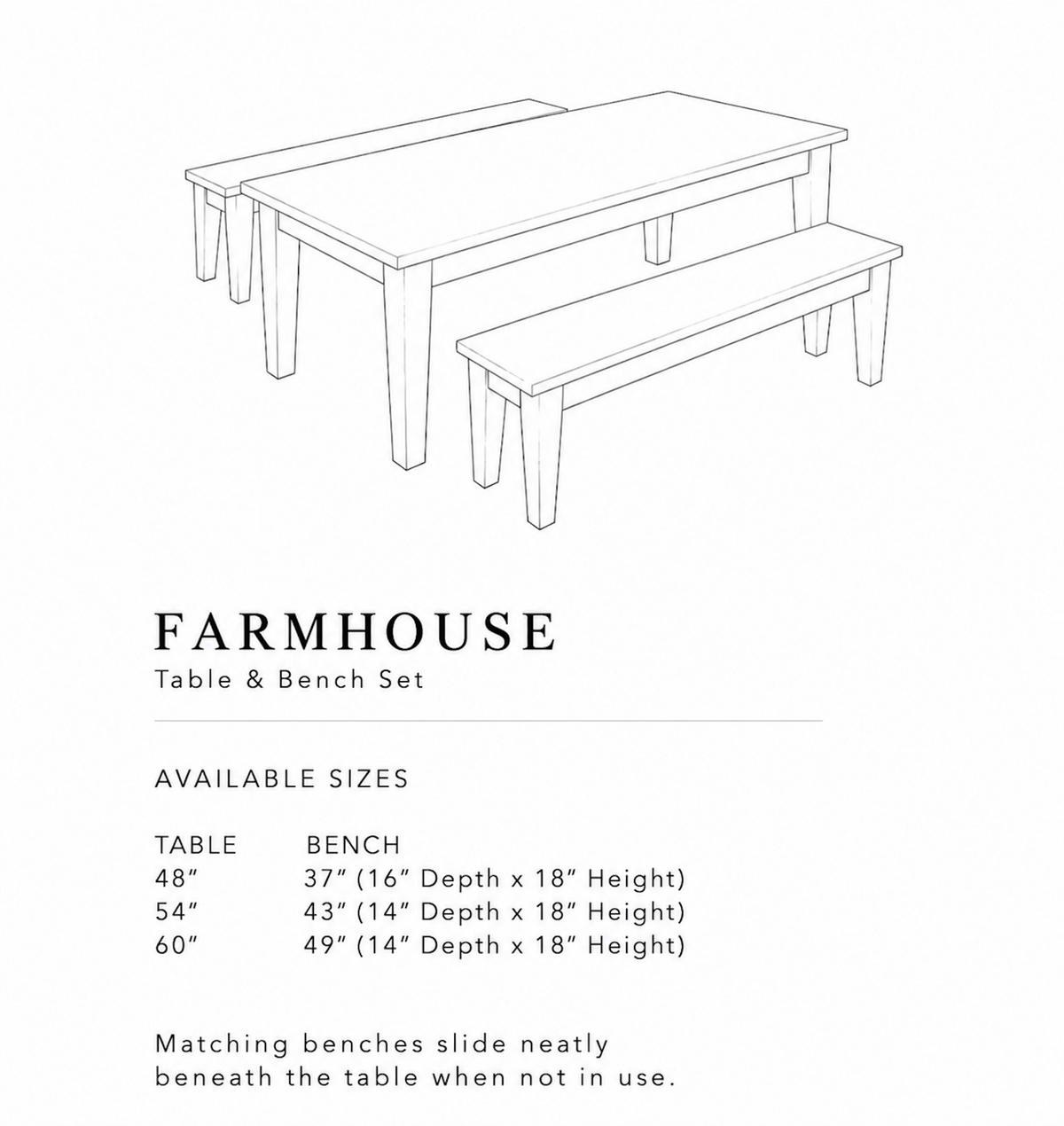 Farmhouse Dining Set