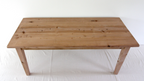French farmhouse kitchen table handcrafted from reclaimed wood