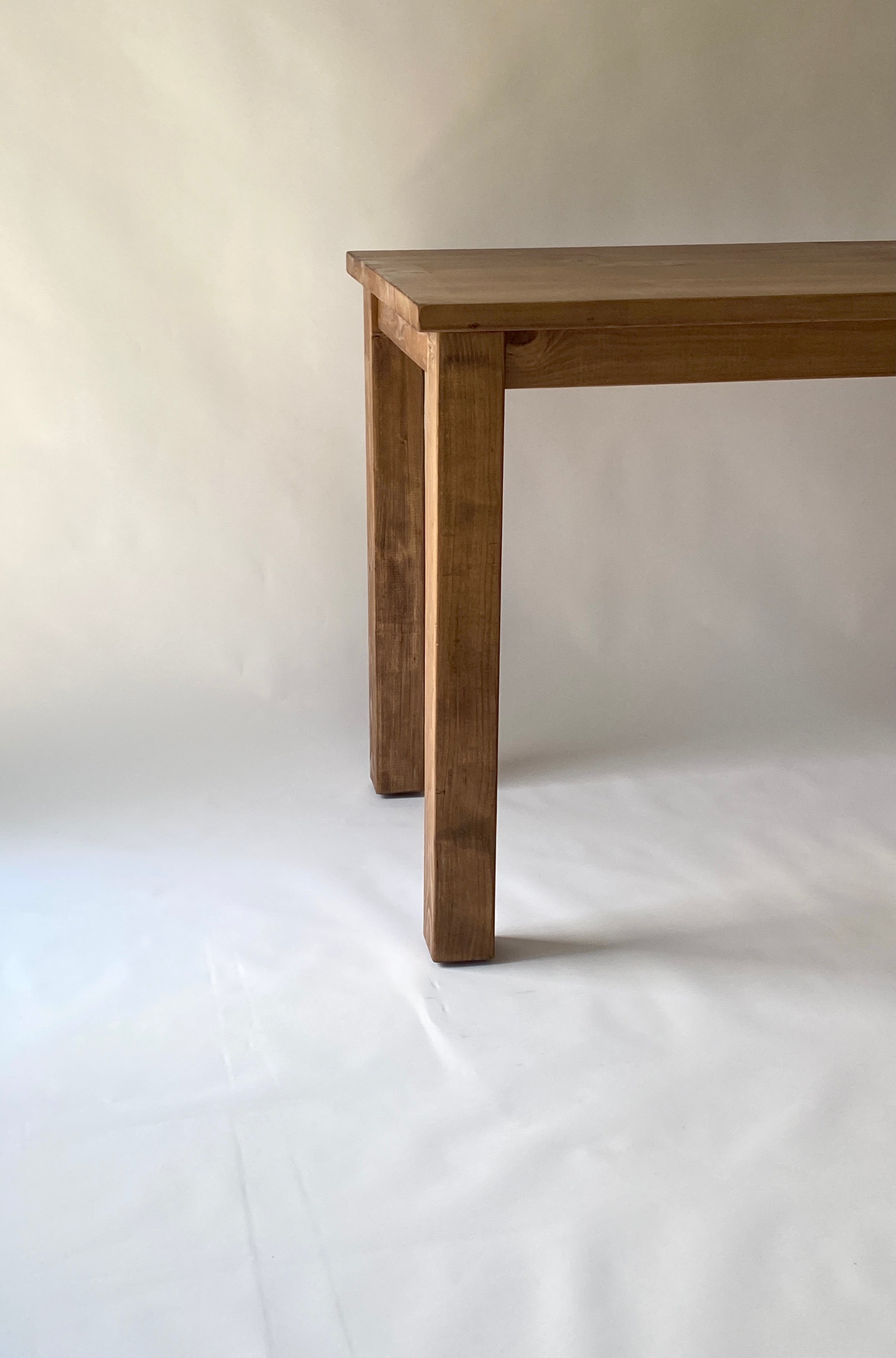 Coastal wood kitchen island