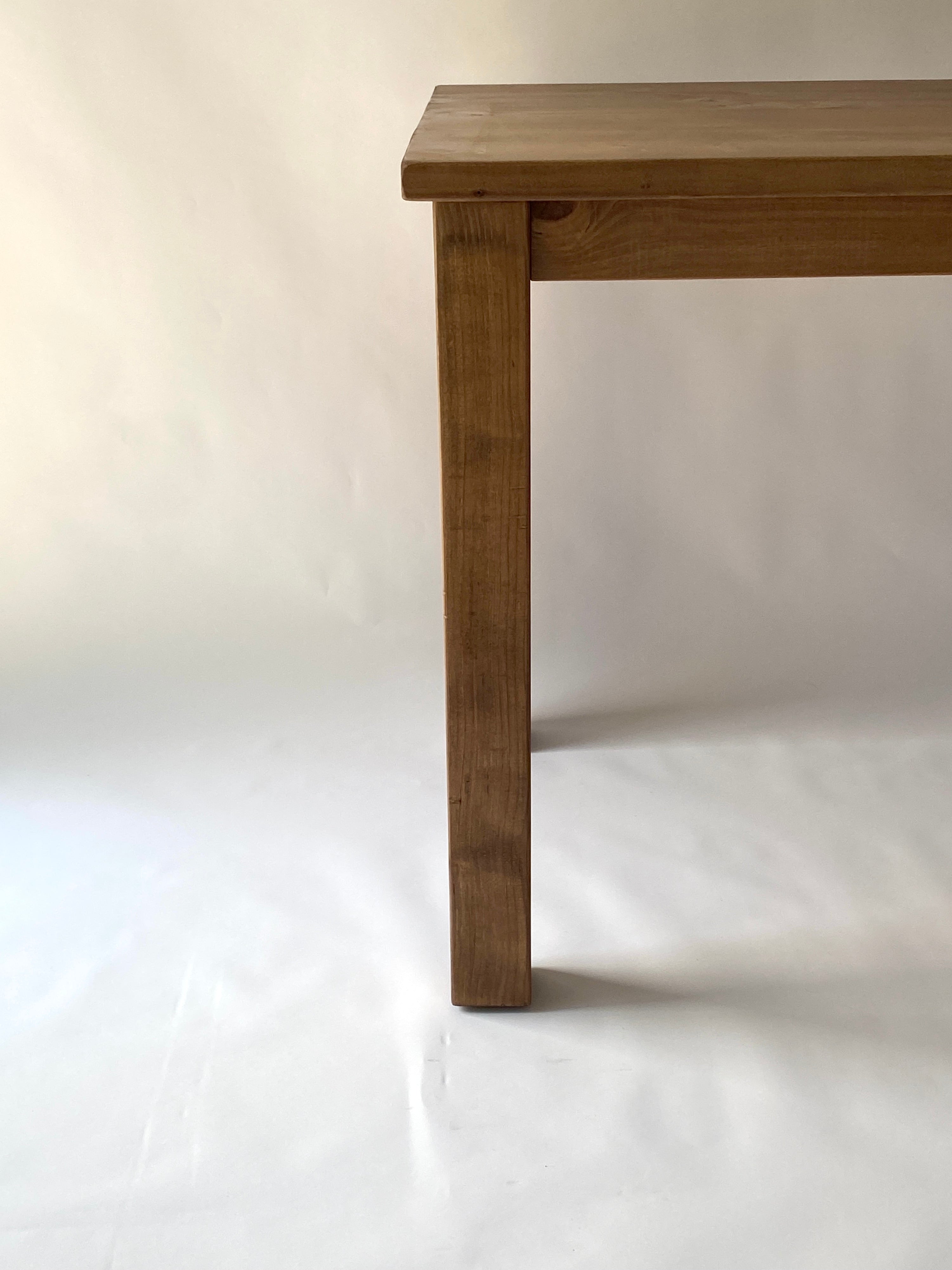 Coastal wood kitchen island