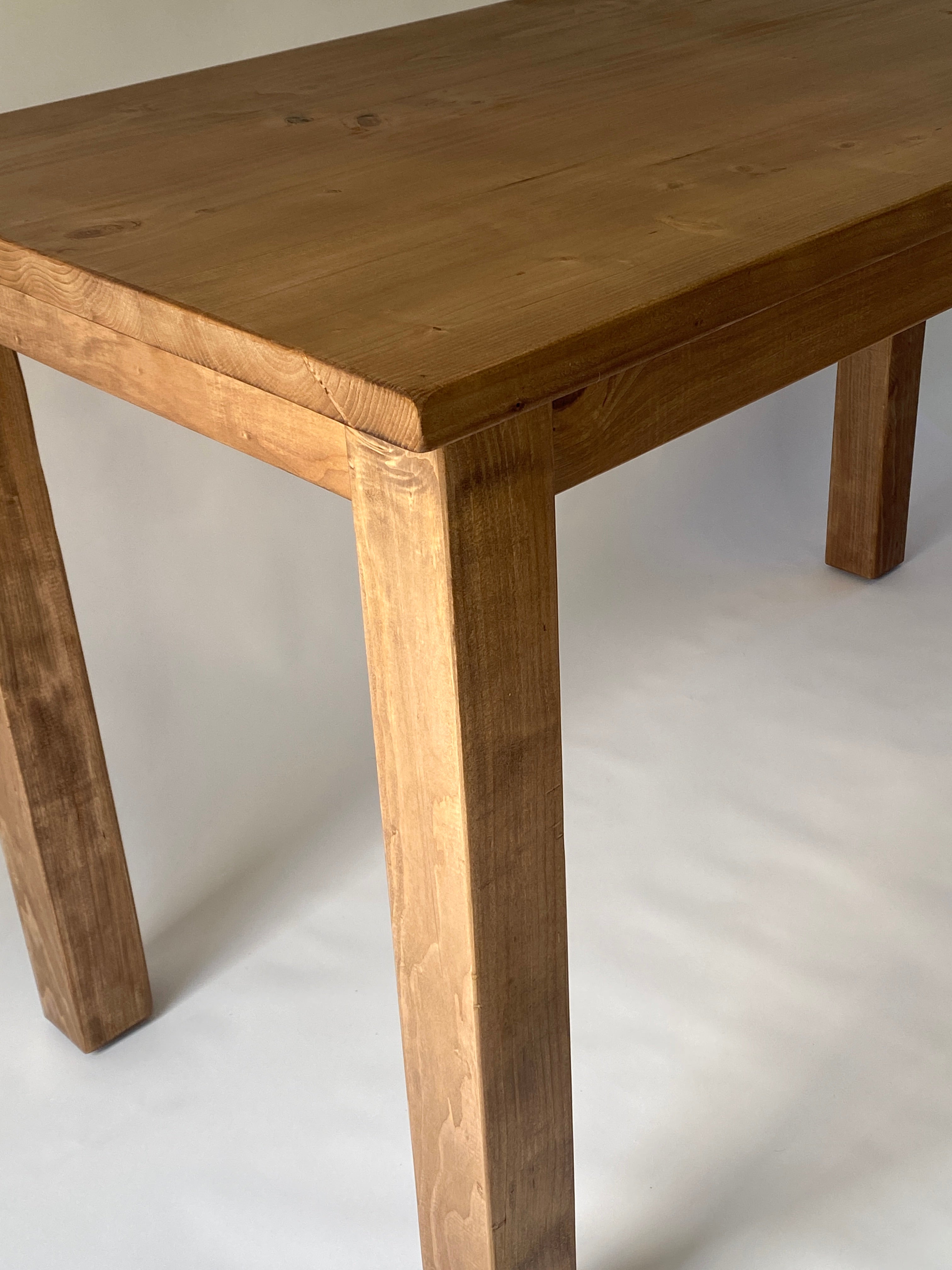 Coastal wood kitchen island
