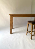 Coastal wood kitchen island