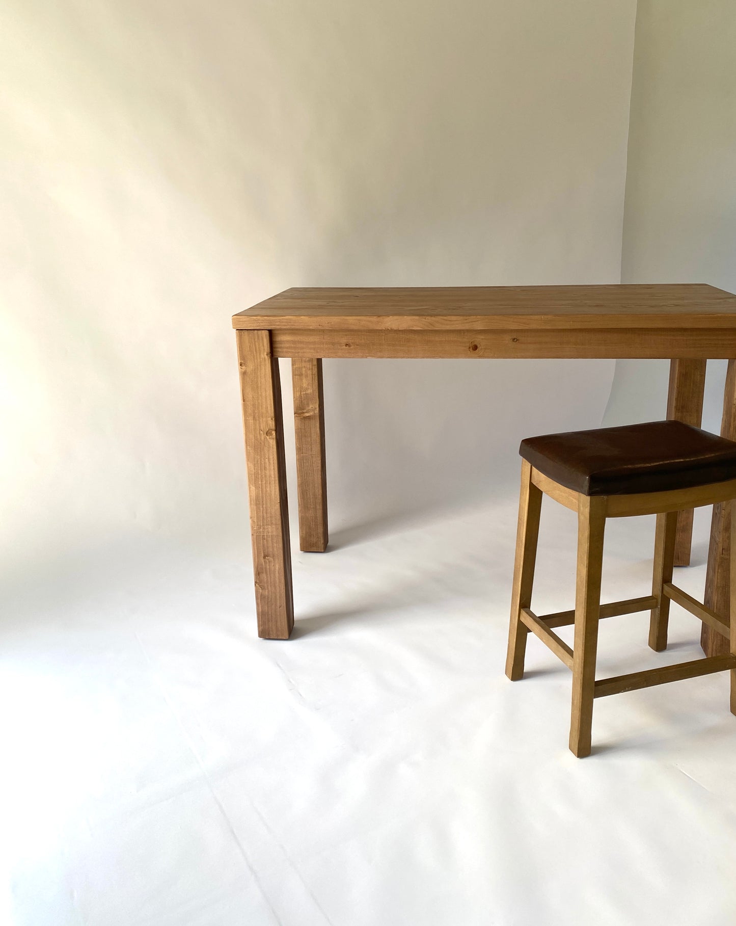 Parsons Kitchen Island Table, Reclaimed Wood