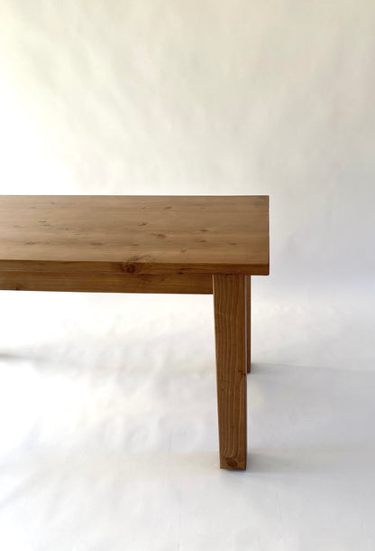 Straight Leg Desk, Reclaimed Wood