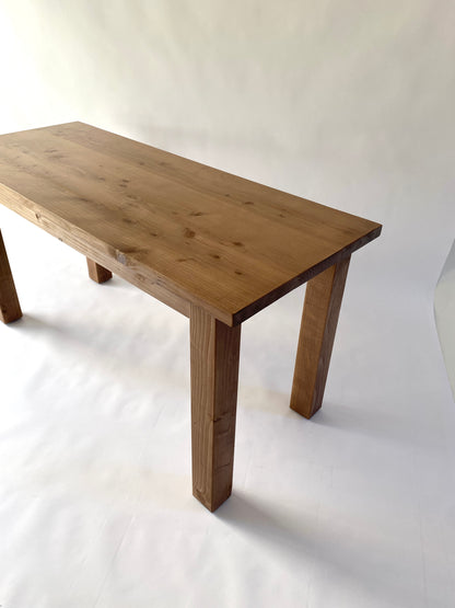 Straight Leg Desk, Reclaimed Wood