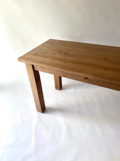 Straight Leg Desk, Reclaimed Wood