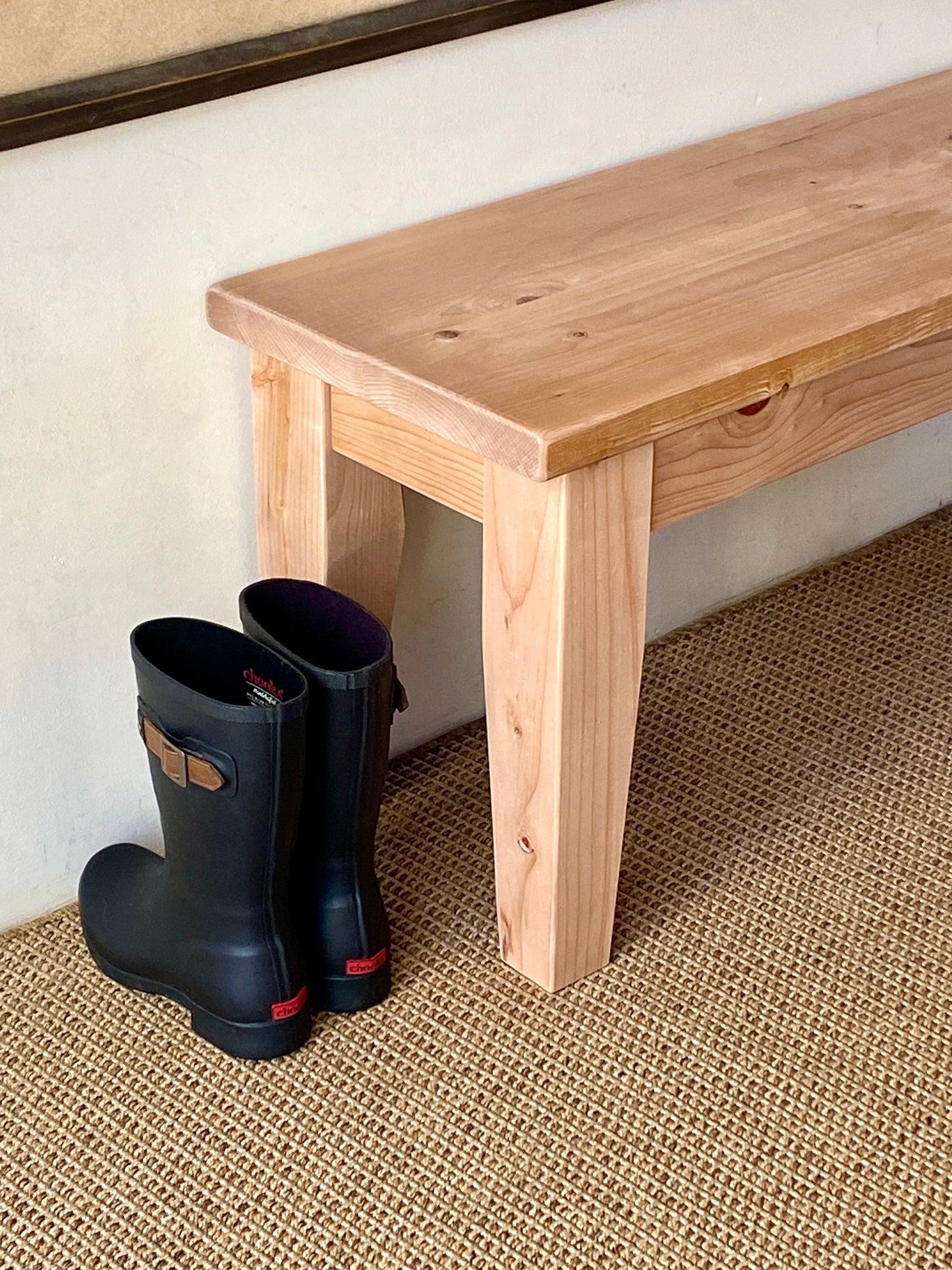 French Wood Bench, Reclaimed Wood