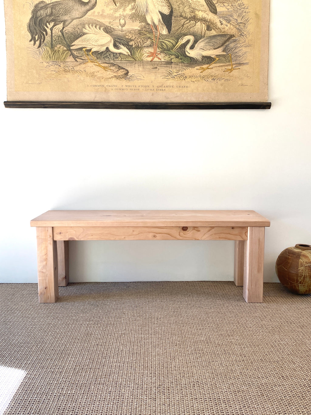 Provincial Wood Bench