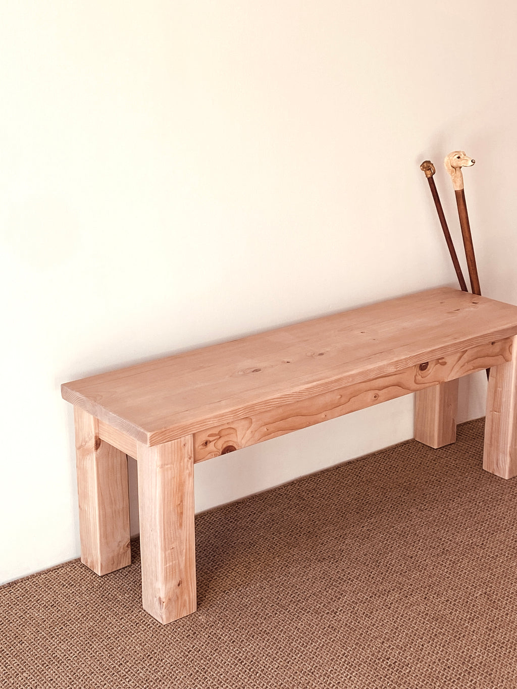 Coastal Wood Bench, Reclaimed Wood