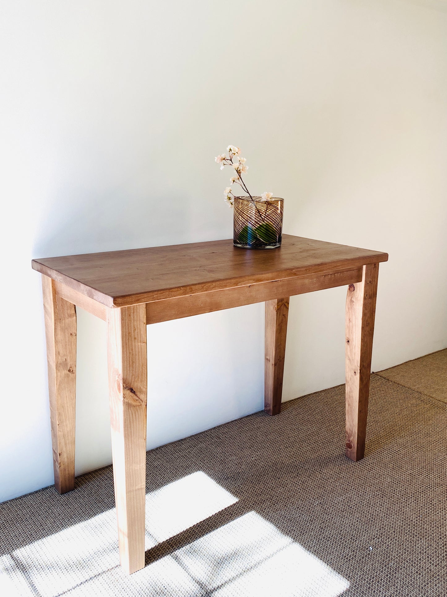 Provincial Farmhouse Kitchen Island Table, Reclaimed Wood