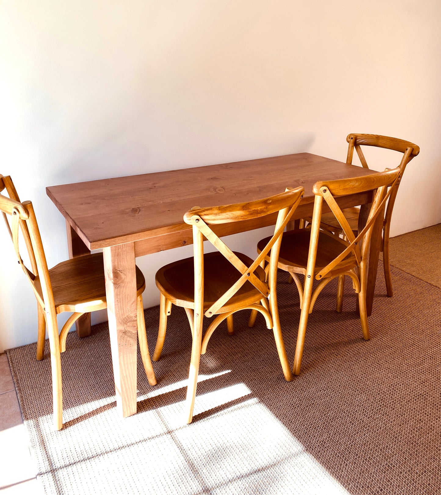 French Farmhouse Dining Table, Reclaimed Wood