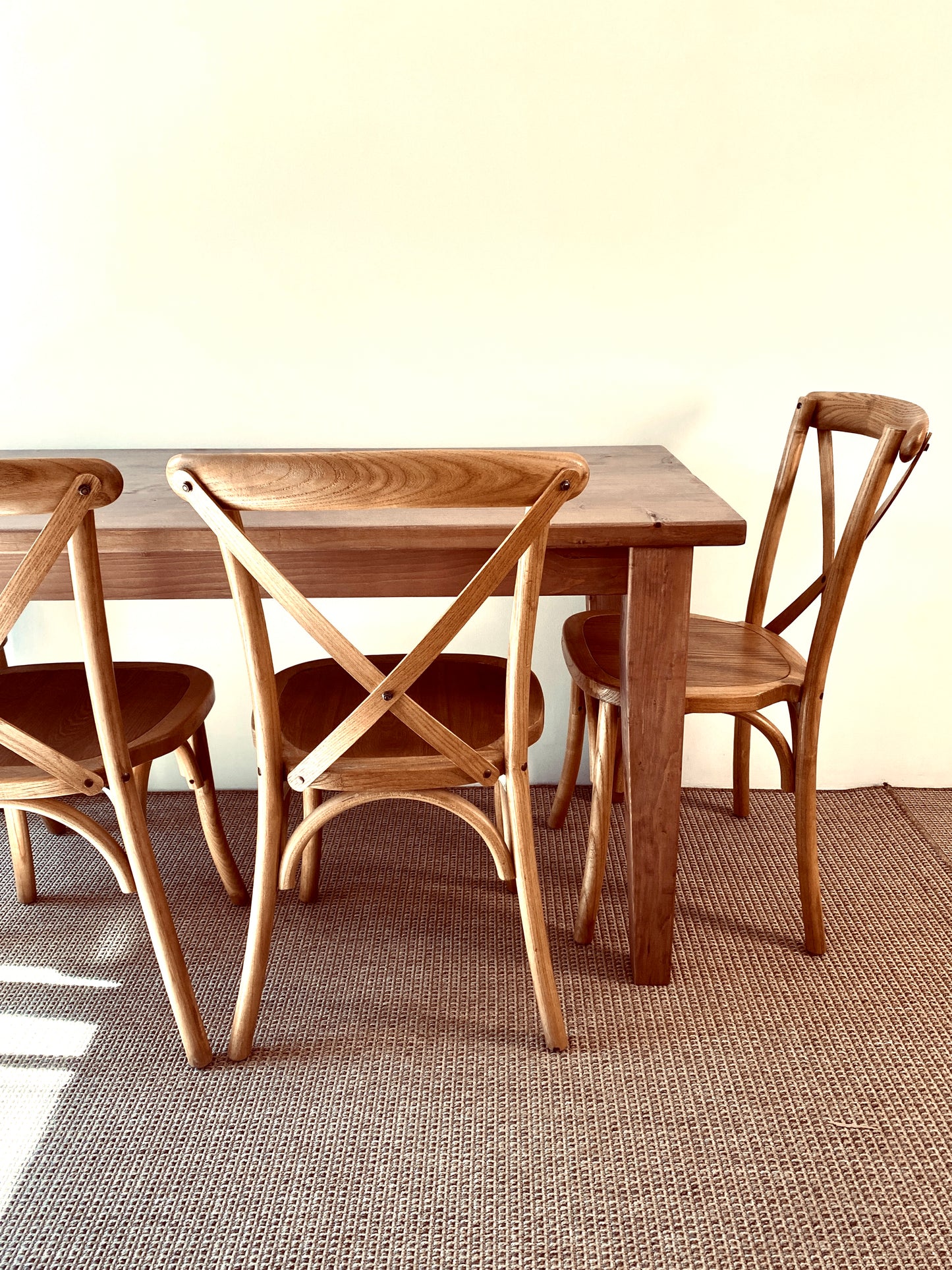 French Farmhouse Dining Table, Reclaimed Wood