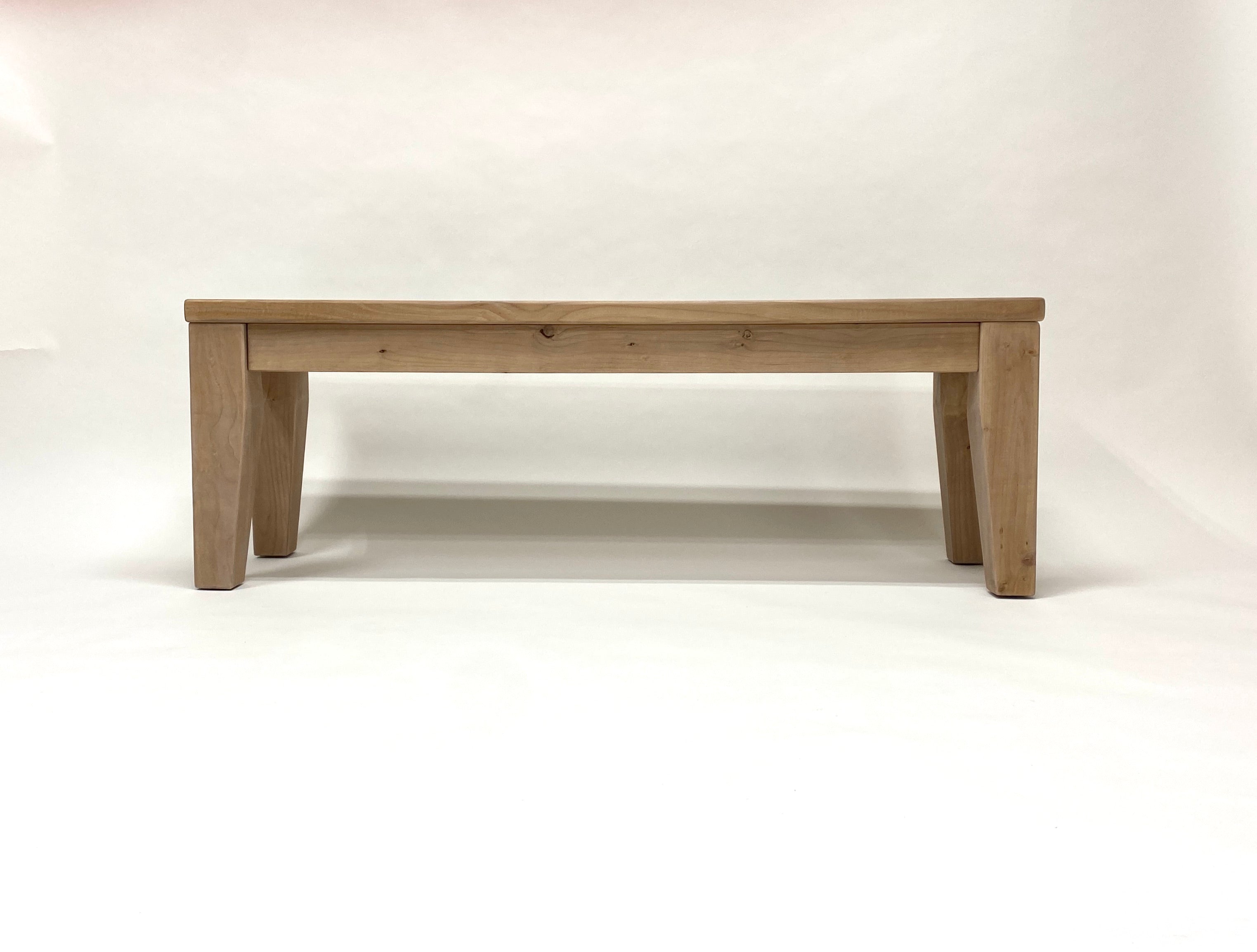 Modern Rustic Wood Bench
