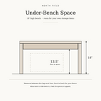 Plank Wood Bench