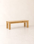 Plank Wood Bench