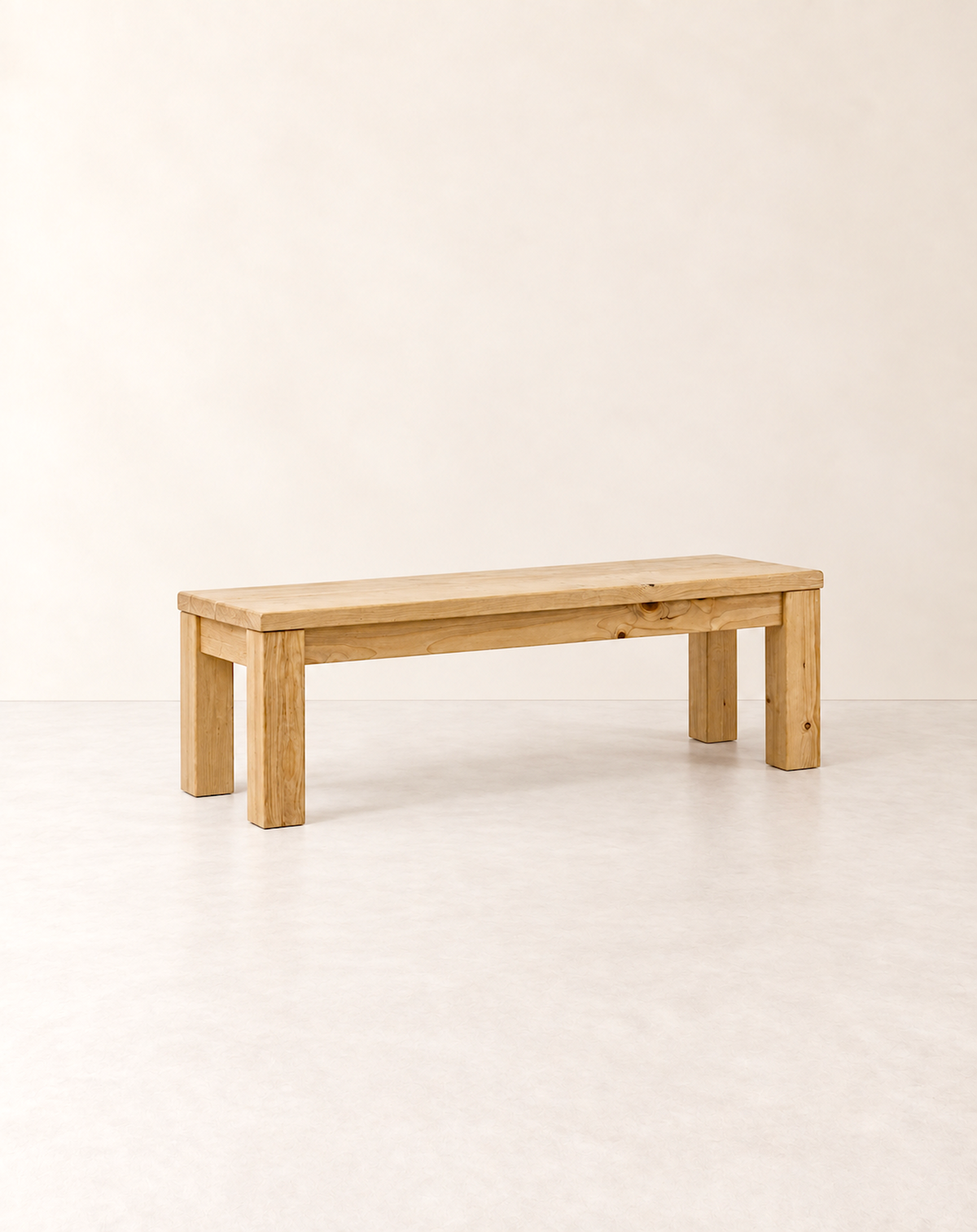 Plank Wood Bench