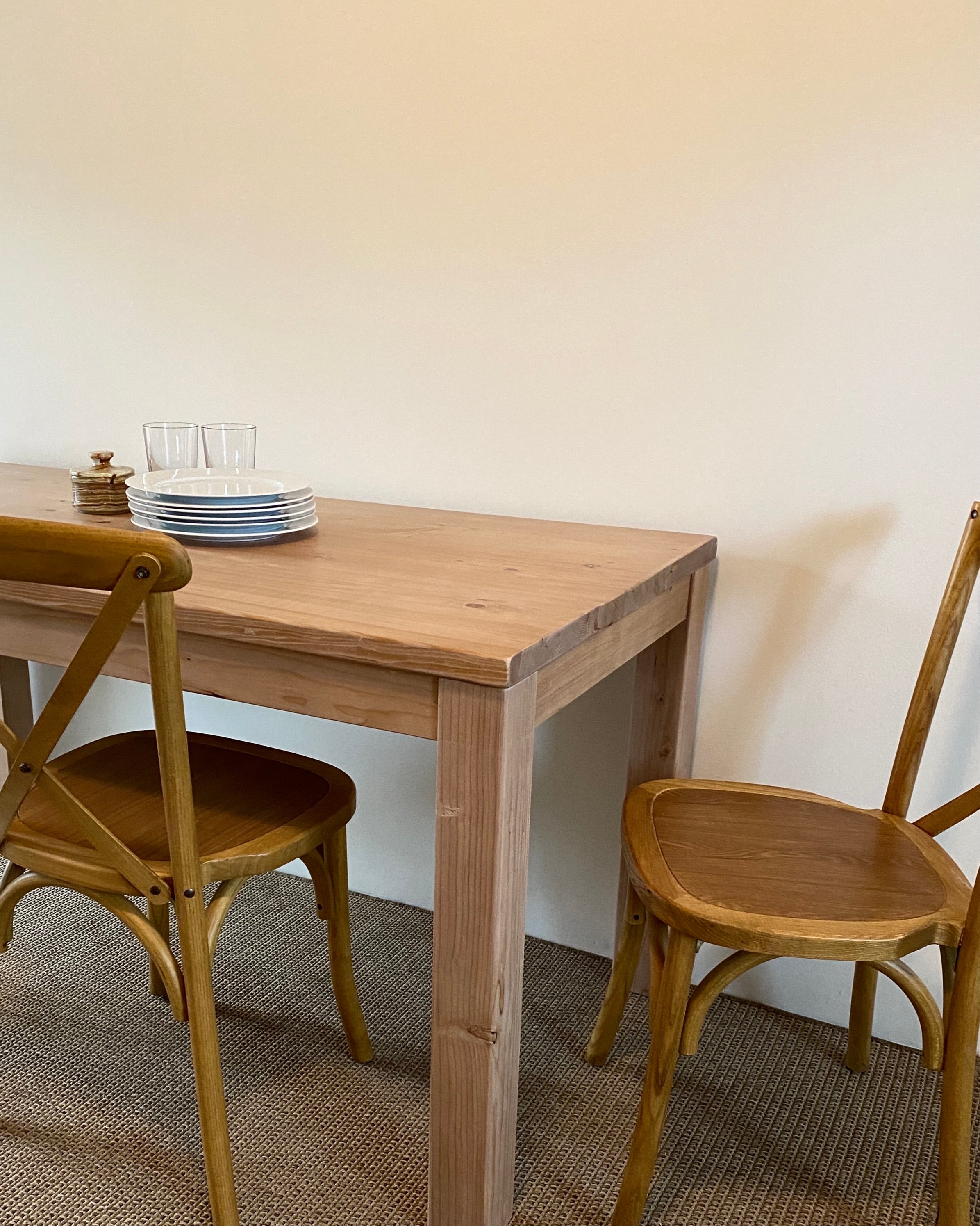 Reclaimed Wood Parsons Dining Table