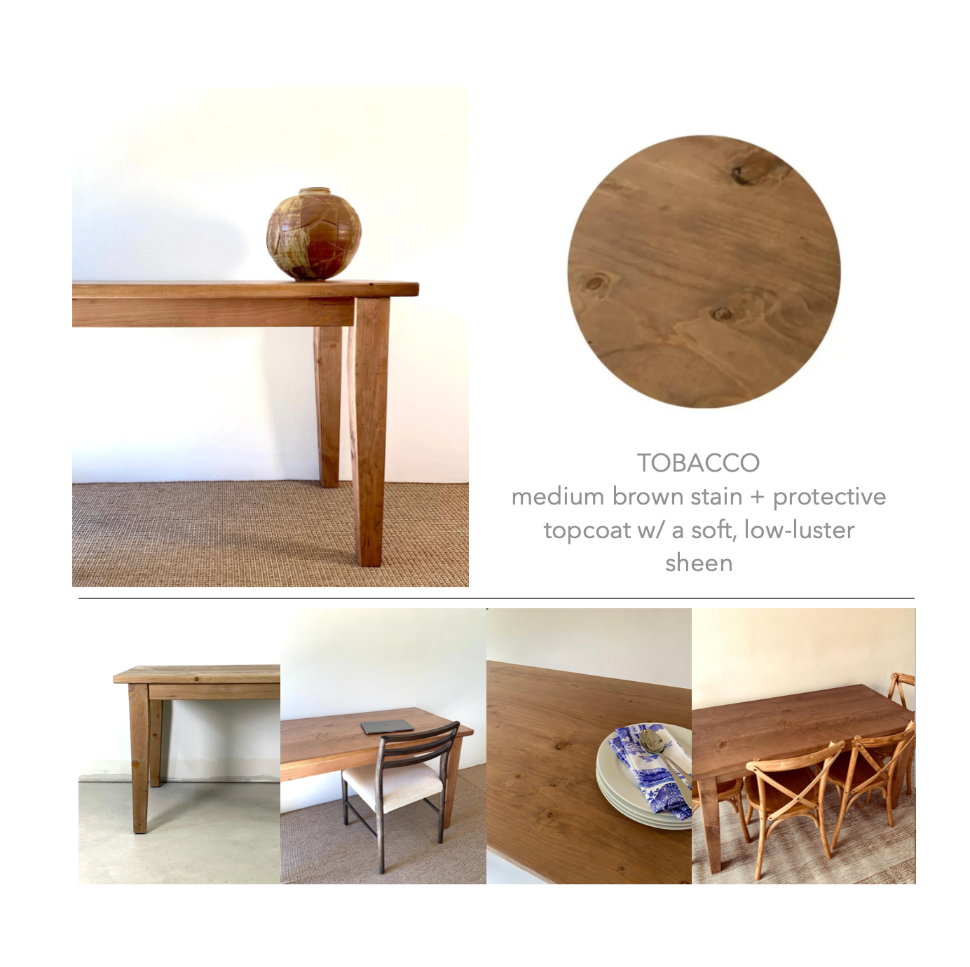 Parsons Dining Table and Bench Set