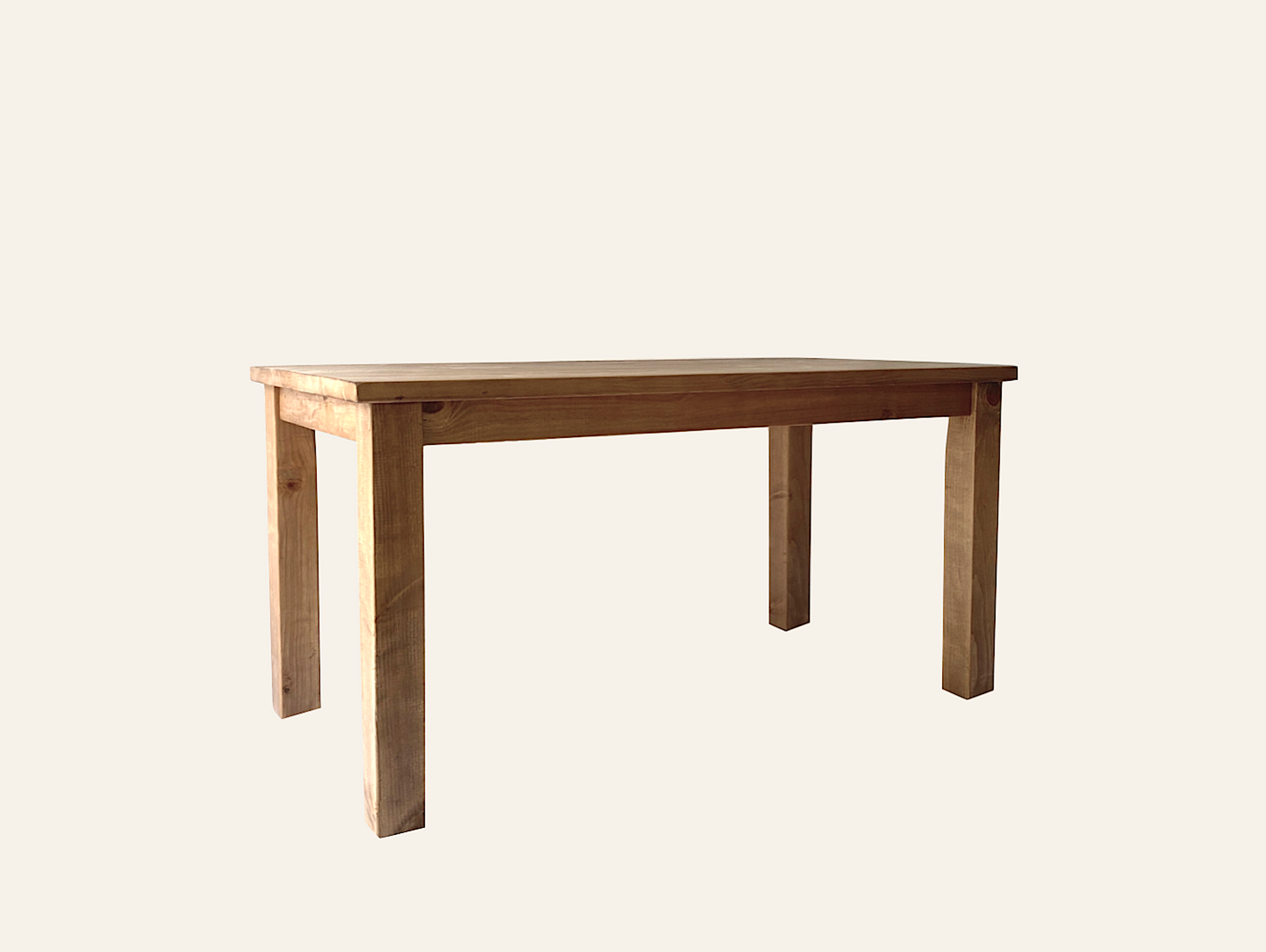 Coastal wood kitchen island