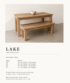 Coastal Wood Bench