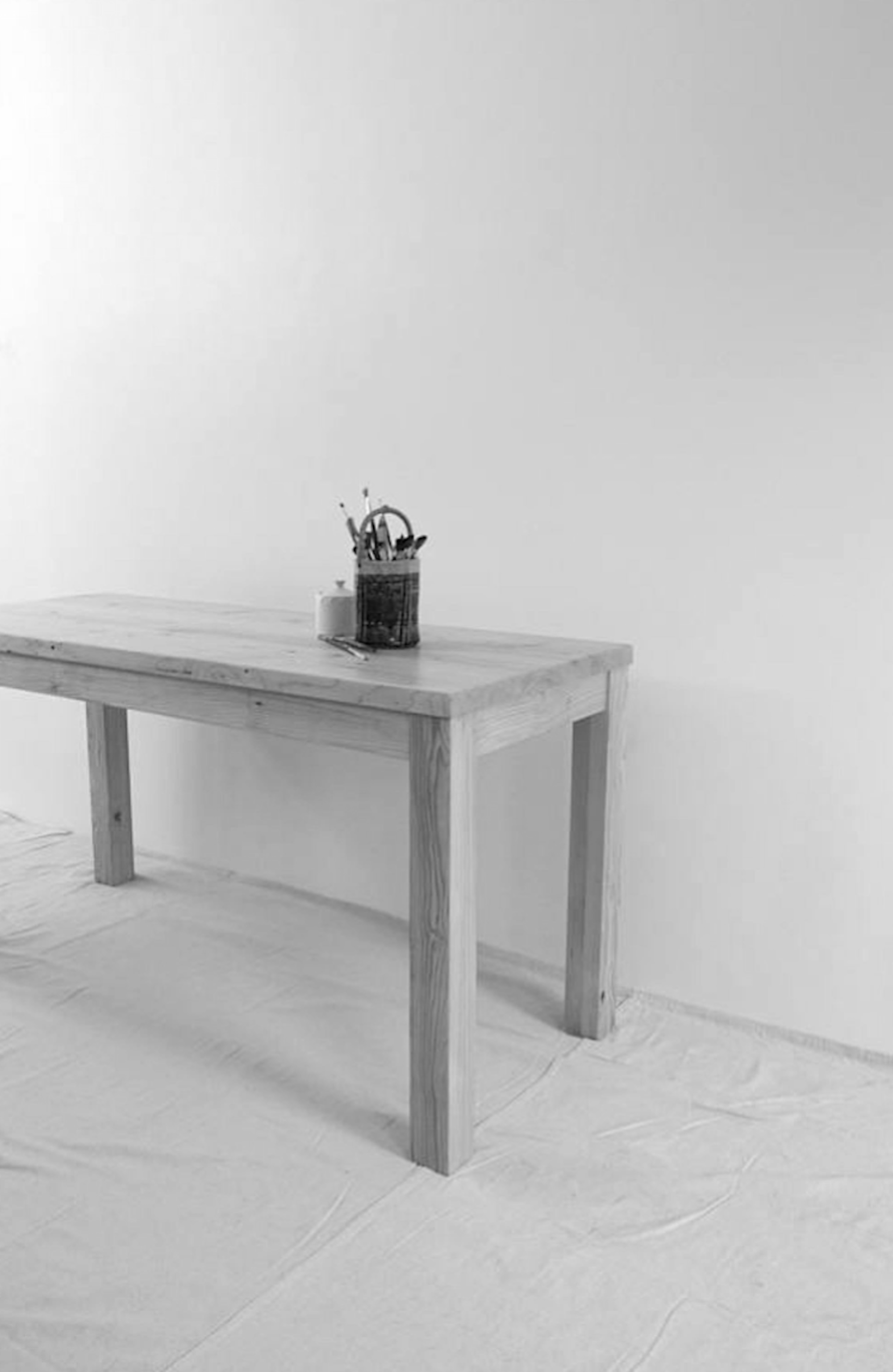 Unfinished - Parsons Work Table