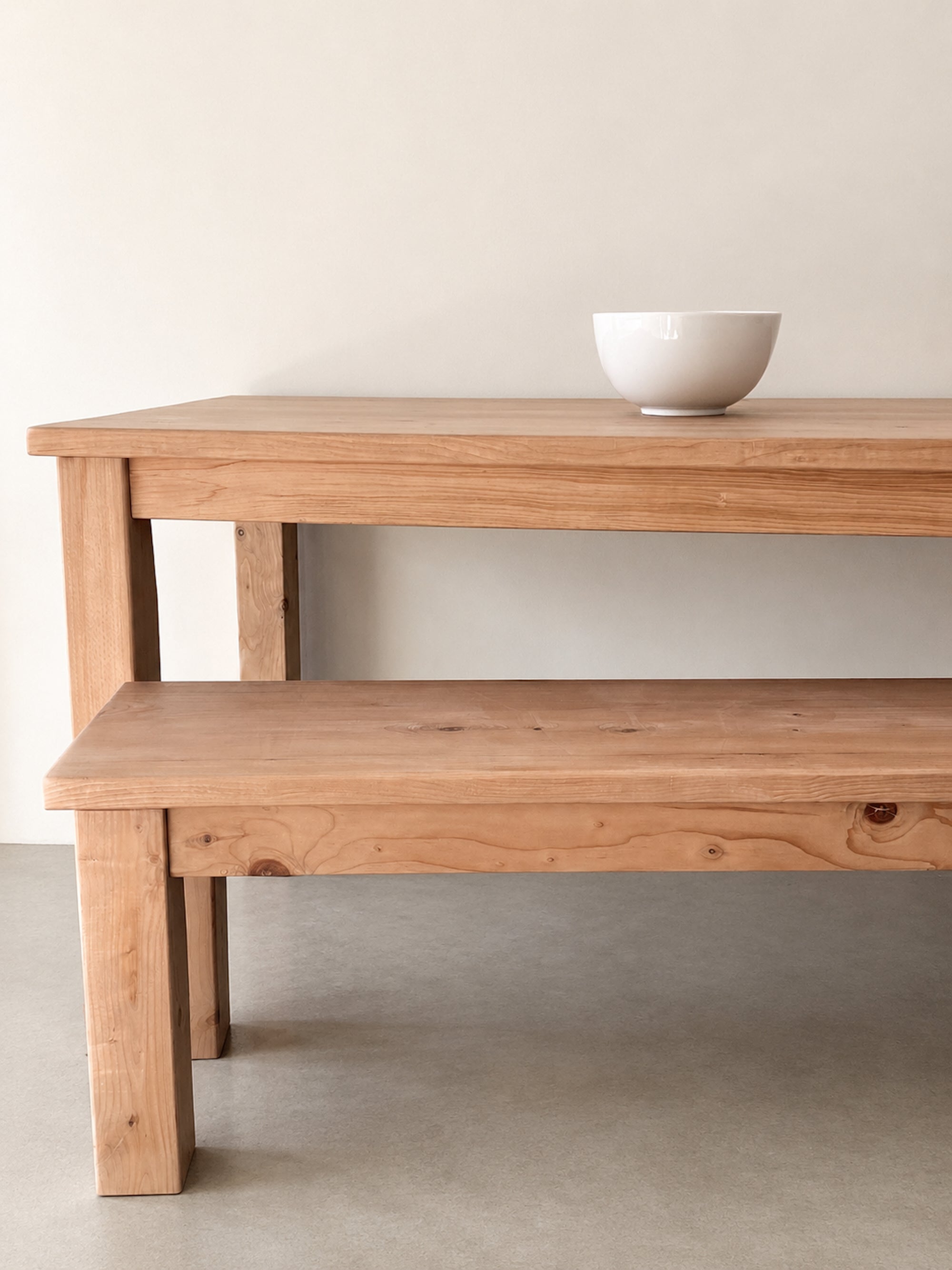 Lake Table and Bench Dining Set