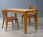 Modern Tapered-Leg Dining Table