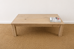Reclaimed Wood Parsons Coffee Table