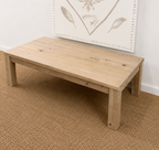 Reclaimed Wood Parsons Coffee Table