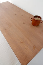 French farmhouse kitchen table handcrafted from reclaimed wood