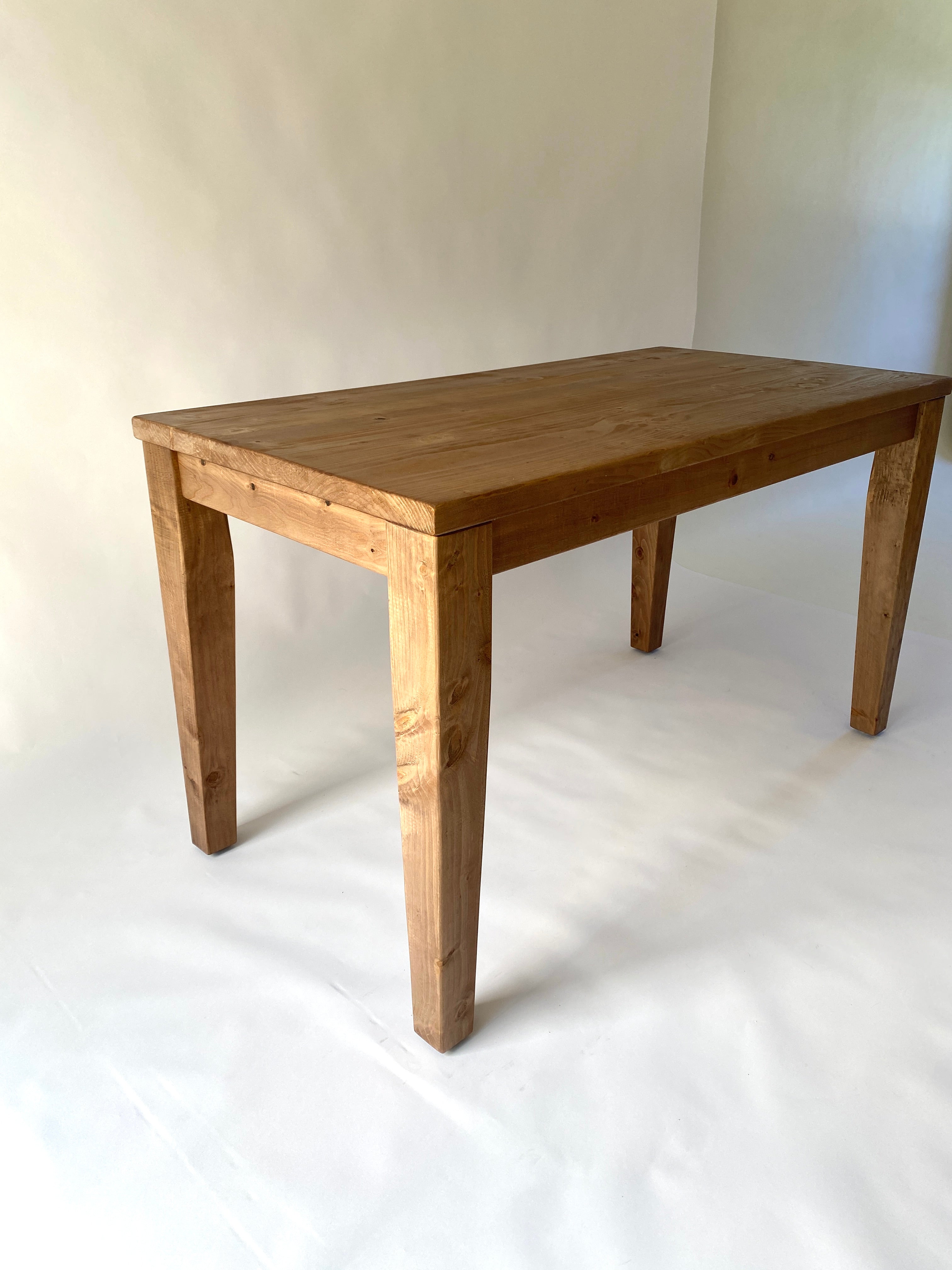 Modern farmhouse desk handcrafted from reclaimed wood