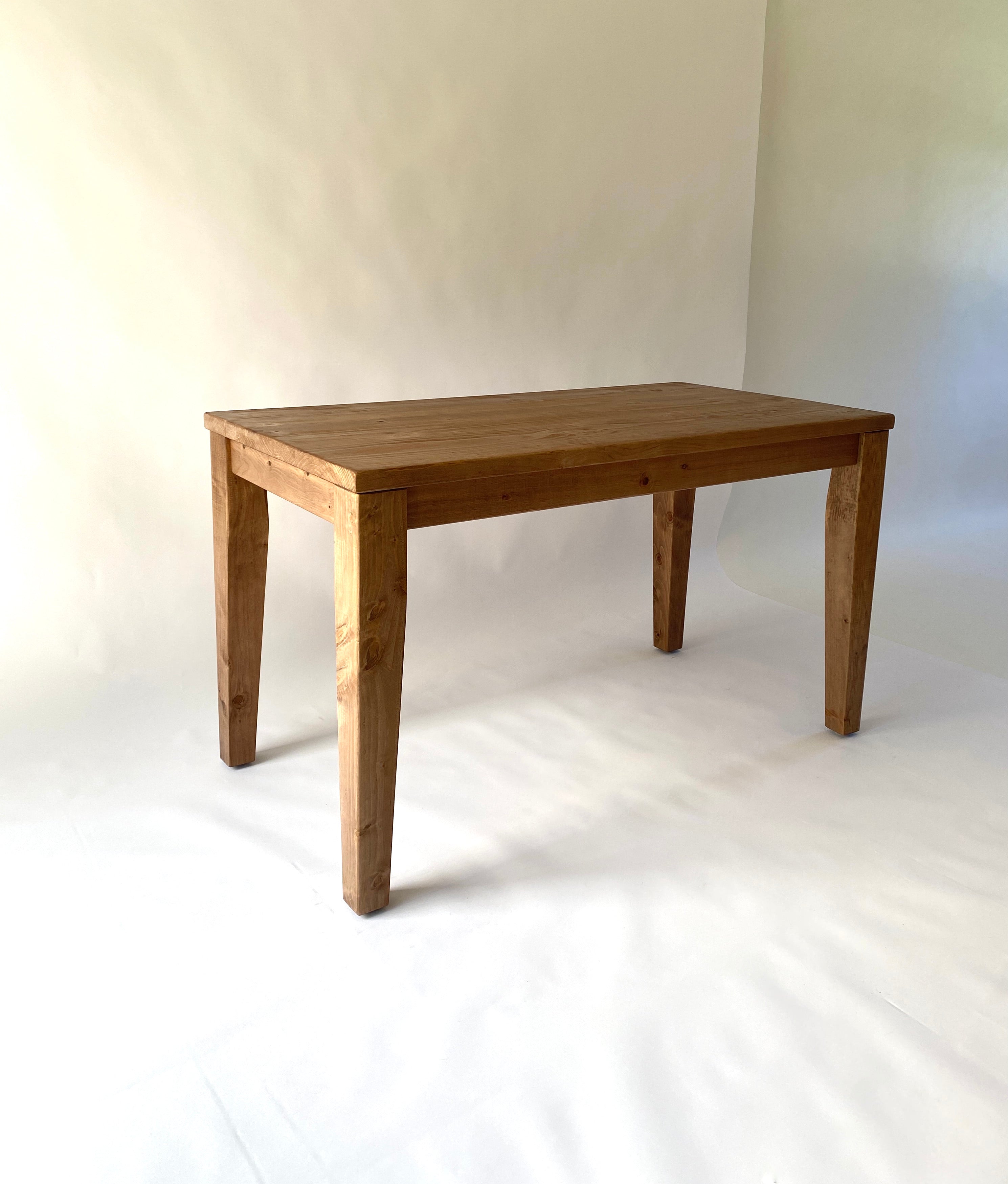 Modern farmhouse desk handcrafted from reclaimed wood