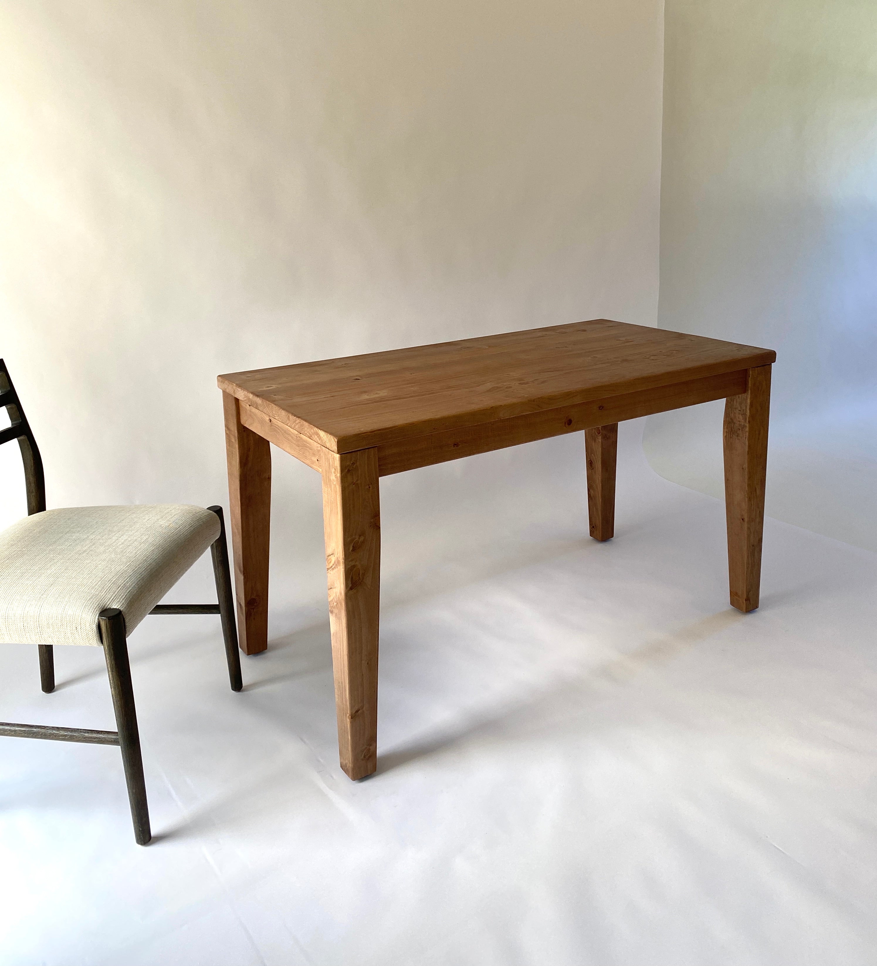Modern farmhouse desk handcrafted from reclaimed wood