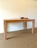 Solid wood desk handcrafted from reclaimed wood