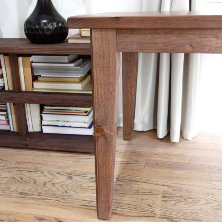 Provincial Farmhouse Desk in a Heritage finish 