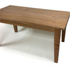 Provincial Farmhouse Desk in a Heritage finish, solid reclaimed wood.
