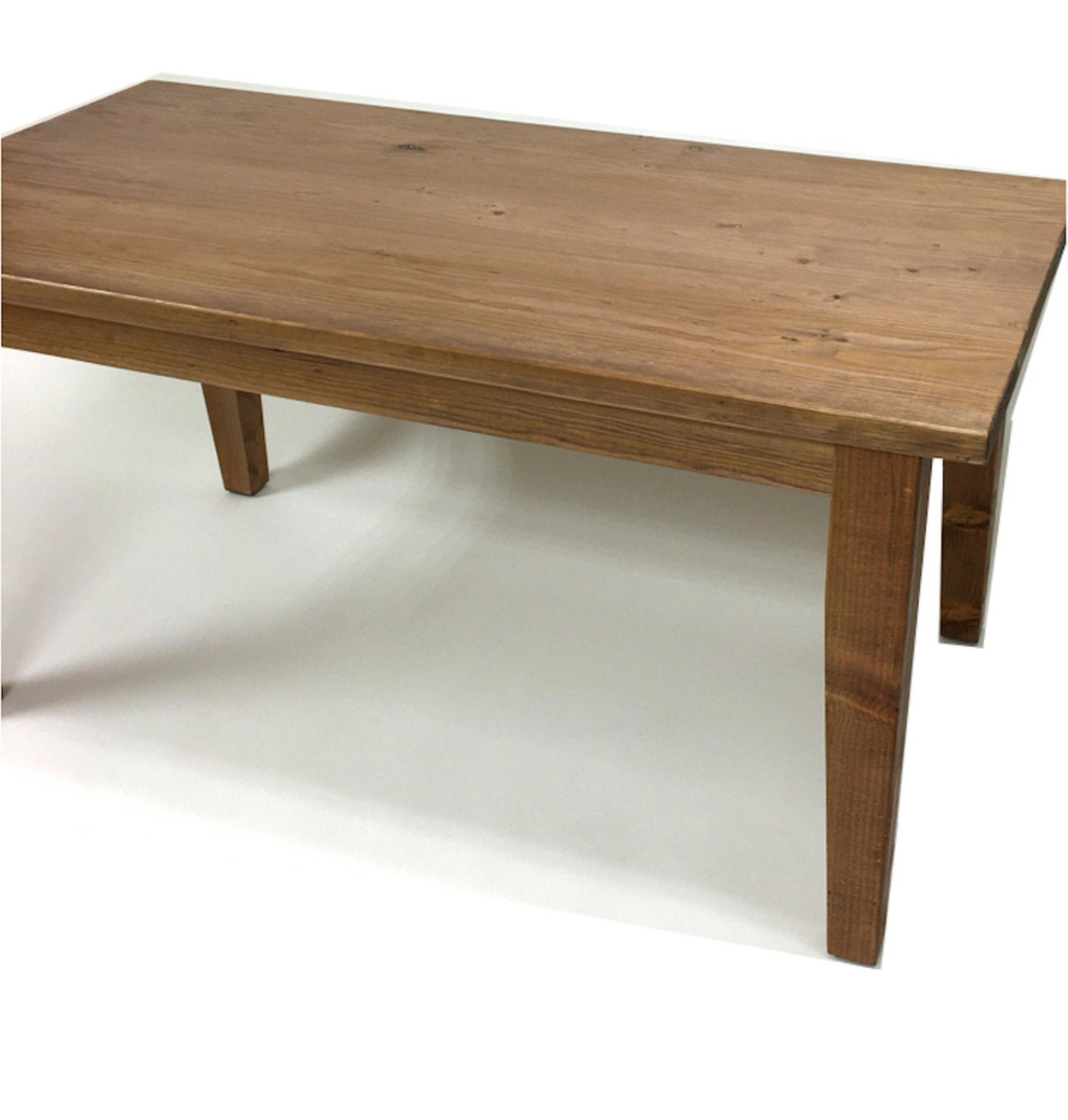 Provincial Farmhouse Desk in a Heritage finish, solid reclaimed wood.